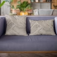 thumbnail image 2 of Plutus Brands Brown Plutus Hidden Tour Abstract Luxury Throw Pillow 20 in x 20in, Double Sided 20" x 20", 2 of 8
