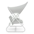 thumbnail image 3 of Furniture of America Tandor UV-Resistant Patio Cushioned 2-Seater Swing Chair, White, 3 of 12