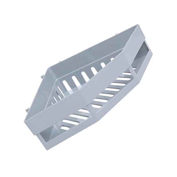 Ounissouiy Estante de esquina para baño, estante de almacenamiento de esquina para colgar en la pared, estante de ducha, organizador de cocina, accesorios Juegos de accesorios de baño Gris