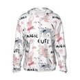 thumbnail image 2 of Lsque Cute Magic Bunny UPF 50+ Lightweight Sun Protection Men's Women's Long Sleeve Shirt, Hoodie Performance -X-Large, 2 of 9