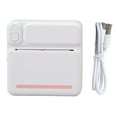 thumbnail image 2 of Phone Printer, 200DPI Sticker Printer Cute Design APP Bluetooth Portable  for Kids for Study Notes Green,Pink, 2 of 7
