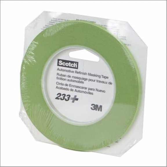3M 26344, 1/4 inch 233 Green Masking Tape