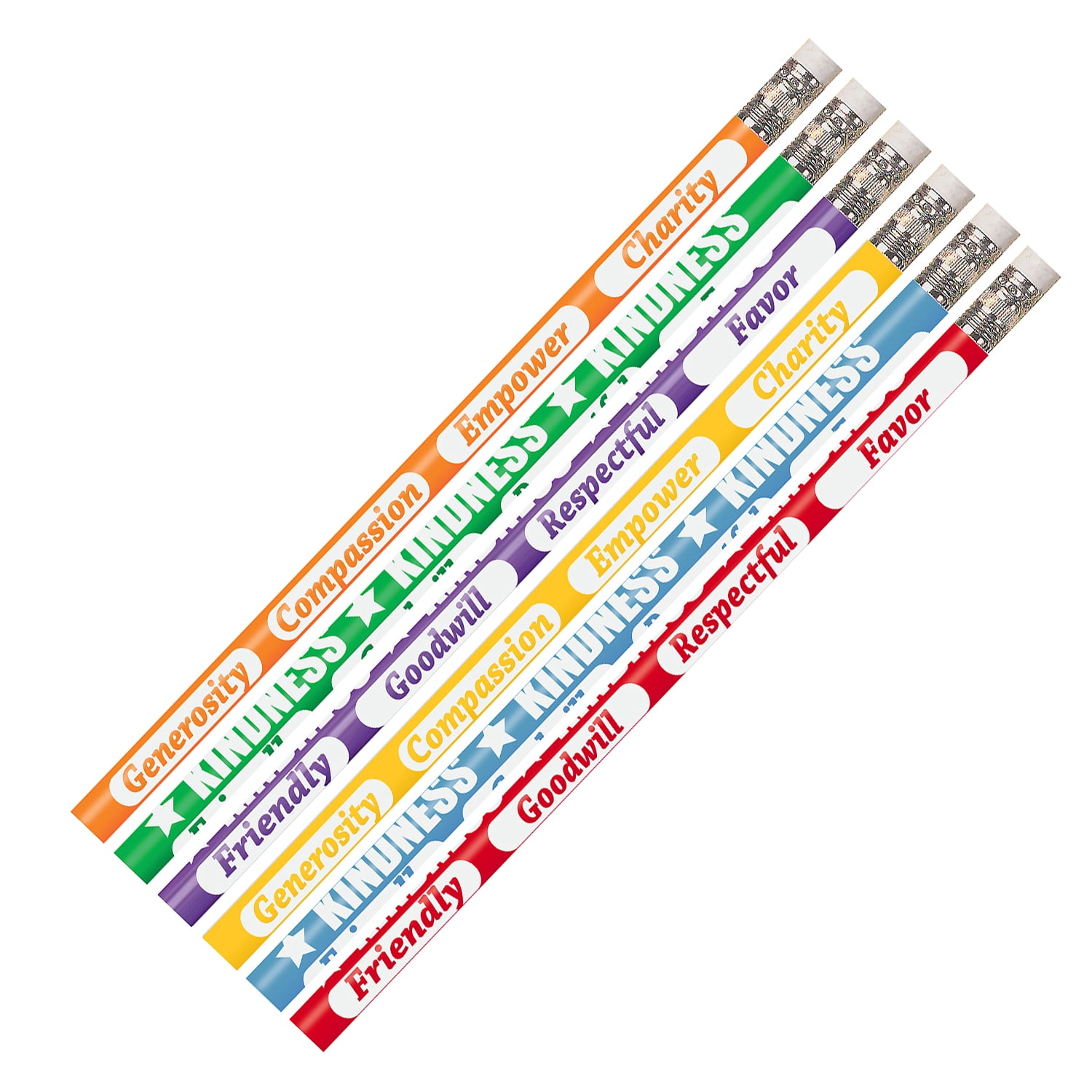 Musgrave Pencil Company Kindness Kounts Motivational Pencil, 12 Per Pack, 12 Packs