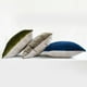 thumbnail image 3 of Fundas de almohada decorativas HomeCentric color marfil de 35 x 35 cm (14 x 14 pulgadas), cojines de terciopelo de doble cara para sofá, diseño moderno de color liso - Terciopelo Marfil Jules, 3 of 7
