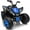 Blue2, variant on Letsgokid Kids ATV 4 Wheeler, 24V 2 Seater Electric ATV Ride On Toy for Big Kids with 110lb Weight Capacity, 200W Motor, 3.7Mph Max Speed, Spring Suspension, LED Lights, Music