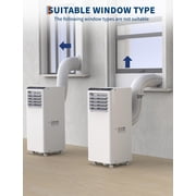 Soonbuy 8,000 BTU Portable Air Conditioners,3-in-1 Portable AC Unit with Follow me Mode,Stand up AC Unit up to 350 sq.ft,Remote Control,24H Timer,for Room Office Garage