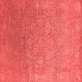 thumbnail image 1 of Ahgly Company Indoor Square Oriental Red Industrial Area Rugs, 7' Square, 1 of 4