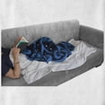 thumbnail image 6 of Celtic Tree Soft Flannel Fleece Blanket, Modern Composition of Classic Ireland Digital Drawing in Blue Shades, Cozy Plush for Indoor and Outdoor Use, 50" x 60", Night Blue and Indigo, by Ambesonne, 6 of 6