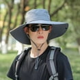 thumbnail image 4 of Wide Brim Bucket Hat for Men Women UPF 50+ UV Protection Sun Hat Summer Outdoor Beach Hat for Gardening Golf Fishing, 4 of 8