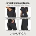 thumbnail image 4 of Conjunto de pijama quirúrgico Nautica para mujer, transpirable y elástico, con 9 bolsillos, 4 of 7