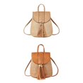 thumbnail image 1 of Mochila de paja pequeña Sunnimix 2 piezas hecha a mano, 1 of 8