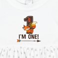 thumbnail image 4 of Inktastic 1st Birthday Fox 1 Year Old Girls Baby Dress, 4 of 5