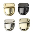 thumbnail image 3 of Youkk 38MM Buckle Sturdy Metal Small Portable Buckles Tool Wear Resistance Turn Lock Bag Purse Decoration Closure Golden, 3 of 8