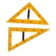 thumbnail image 5 of 2 reglas triangulares para geometría matemática, regla de ángulo recto, herramienta de medición con mango extraíble para pizarra negra, dibujo, 5 of 8