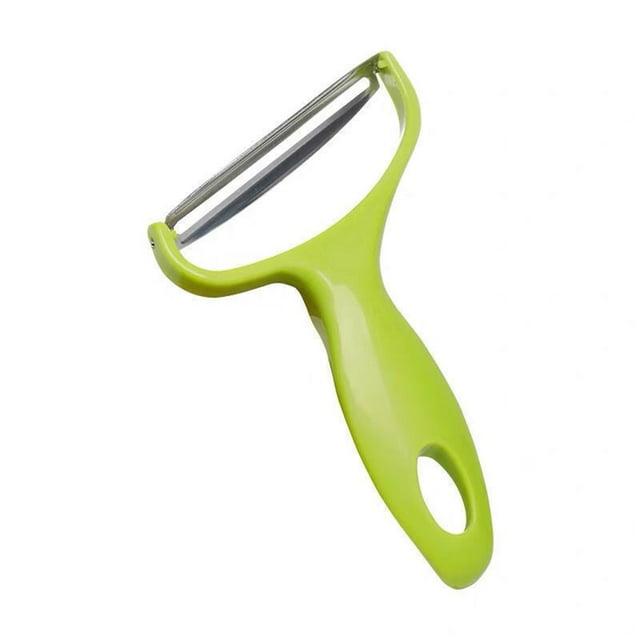 Avión Cortador de repollo, cuchillo pelador de verduras, acero inoxidable, boca ancha, para frutas y verduras, 1 unidad, verde Rkxzt