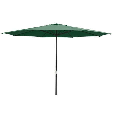 13'Aluminum Patio Market Umbrella Sun Shading Outdoor Garden Beach