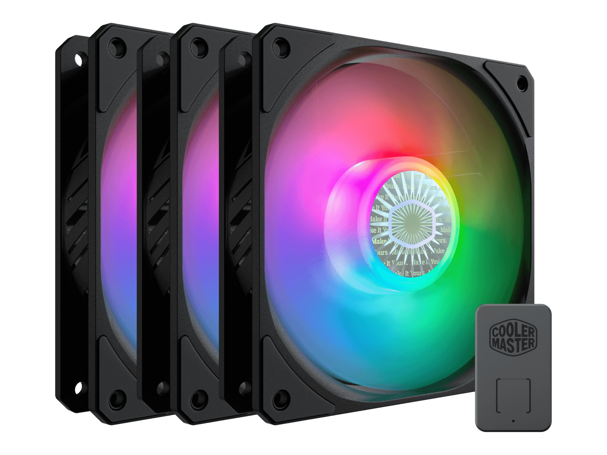 Cooler Master SickleFlow 120 ARGB 3IN1 Case Fan 120 Mm pack Of 3 cooler-master-sickleflow-120-argb-3in1-case-fan-120-mm-pack-of-3