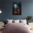 thumbnail image 3 of JFHCQJPK Witch in the Forest Halloween Print Wall Art Poster Witch Decor Vintage Print Dark College Wall Art Victorian Gothic Room Decor Canvas Wall Print8x12in Metal blackFramed, 3 of 8