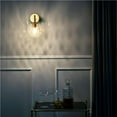 thumbnail image 4 of Cateissary Lámpara de bola de cristal de luz de pared que no deslumbra con accesorios de Base de Metal de Cable decoración del hogar para Iluminación y accesorios, 4 of 6