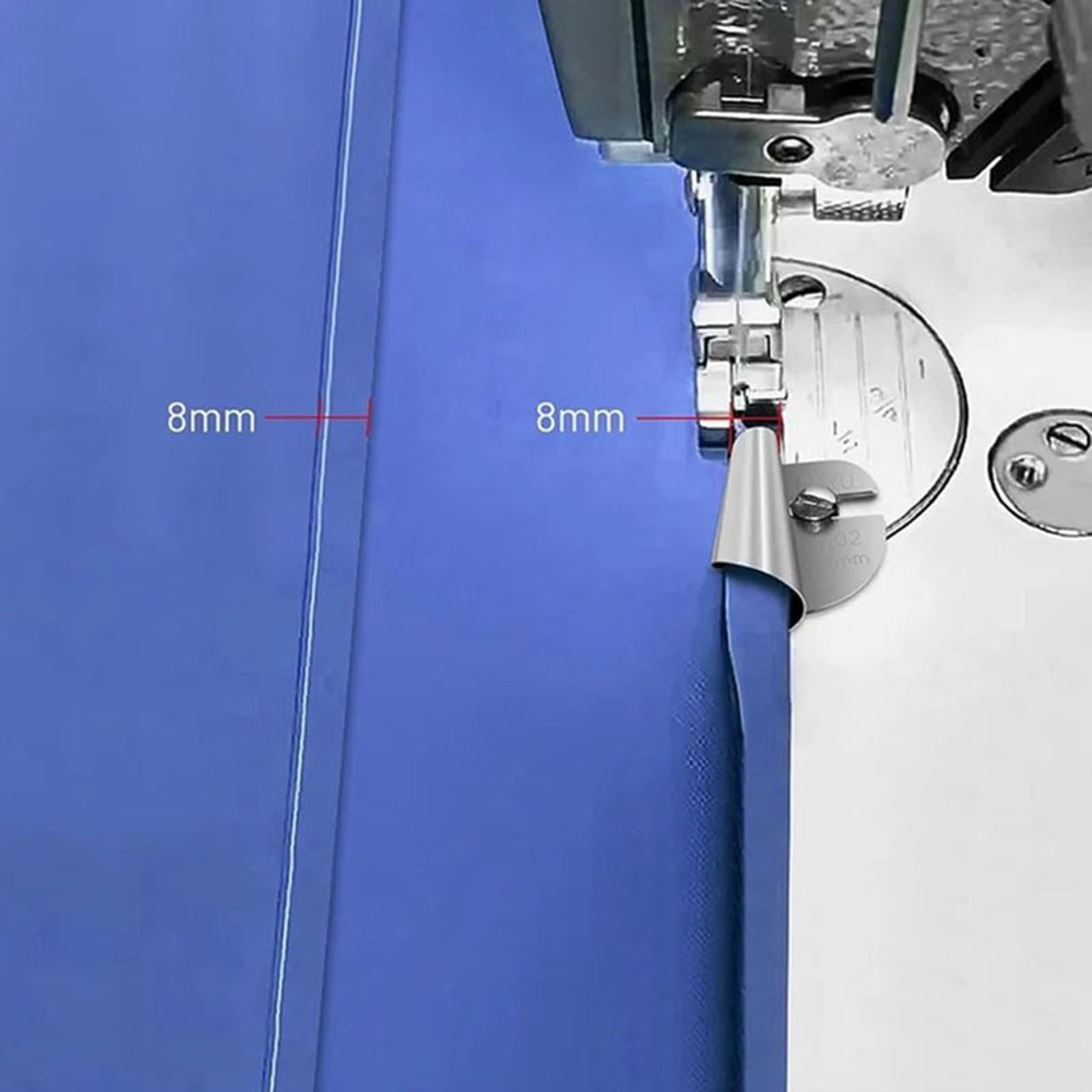 Hexang Pied Ourleur Roulé Universel pour Couture, Ensemble Pied