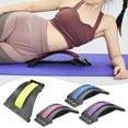 thumbnail image 4 of Back Stretcher Lumbar Support Board Adjustable Spine Stretcher for Lower Back Pain Relief, 4-level Intensity, Hard Abs Frame With Soft Nbr Foam Cushion, 4 of 6