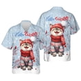 thumbnail image 3 of Hello Winter Devon Rex Smiling in Red Scarf Hat Welcome Christmas Hawaiian Shirt Breathable Summer Unisex Merch Cat Lover Kitten Owner Gifts - 00017, 3 of 6