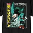thumbnail image 2 of My Hero Academia Izuku Midoriya Crew Neck Short Sleeve Men's Black T-shirt-3XLB, 2 of 2
