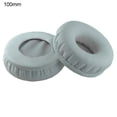 thumbnail image 1 of Premium White Sponge Leather Foam Earphone Covers - 45mm To 110mm Sizes For Headphone Pad Ensures Durability And Comfort, 1 of 12