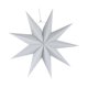thumbnail image 5 of Adorno colgante decorativo de estrella grande 3D para casa de vacaciones Gris, 5 of 9
