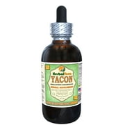 Yacon (Smallanthus Sonchifolius) Glycerite, Organic Dried Roots Alcohol-FREE Liquid Extract (Herbal Terra, USA) 2 oz