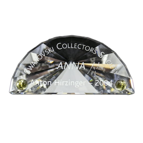 Swarovski Crystal: 656142 Anna Plaque 2004 | Faceted Crystal