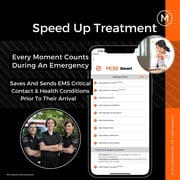 MOBI Connect Emergency Alert System Bundle, Smart Wireless Caregiver Support Monitoring System Pair with Multi-Purpose Monitor