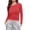 Red_FF06, variant on Dwellite Womens Long Sleeve Crop Tops Basic Slim Fitted Shirts Spring Fashion Shirt 2026 Casual Crew Neck Clothes Camel S
