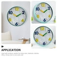 thumbnail image 2 of HEMOTON Children's Wall Clock Kids Wall Clock Decorative Clock for Nursery Bedroom School, 2 of 8
