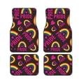 thumbnail image 1 of LAKIMCT Lesbian Words Car Mats, Neoprene Front Rear Floor Mats for Cars, Waterproof Anti-Slip Car Floor Mats Full Set, Universal(4 Pcs), 1 of 6
