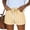 Earthy Yellow-380427BB, variant on Striped Linen Bermuda Shorts for Women High Waisted Wide Leg Bermuda Shorts for Women Rolled Cuffed Hem Walking Shorts for Women with Pocket Pink S