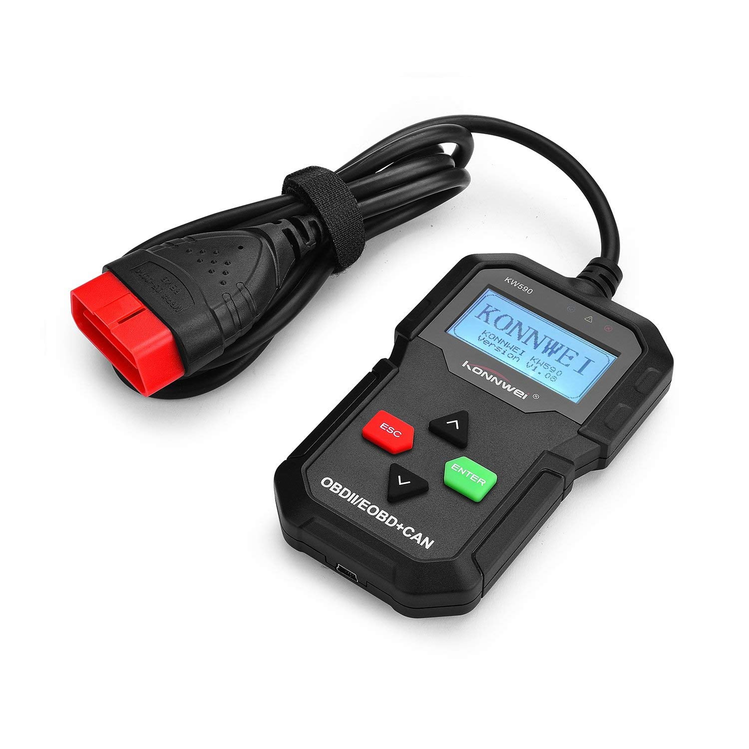 OBD II Code Reader KW590 OBD2 Diagnostic Scanner Car Check Engine Light