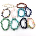 thumbnail image 4 of Handmade Stretch 7 Chakra Crystal Chip Bracelet Gravel Bracelet Irregular Natural Stone Charm with Elastic Rope Gift For Women, 4 of 7