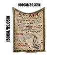 thumbnail image 2 of Holloyiver Blanket Gift for Wife from Husband to My Wife Blanket Wedding Anniversary Romantic Gifts for Wife Birthday Christmas Valentine's Mother's Day Healing Thoughts Blanket Presents for Her, 2 of 4
