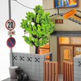 thumbnail image 3 of Assembled ornaments model toy doll house creative miniature scene sand table house mountain villa with dust cover, creative gift, 3 of 5