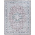 thumbnail image 3 of SAFAVIEH Tucson Stacy Traditional Machine Washable Area Rug, 9' x 12', Rust/Sage, 3 of 15