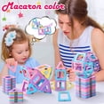 thumbnail image 2 of Set de construcción de azulejos magnéticos DUMMA Macaron Castle, 40 piezas, 3 a 8 años, 2 of 7