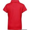 thumbnail image 2 of Premium Short Sleeves Girls Polo Shirts  ScotchGuard Treated, Stain Resistant, 2 of 3