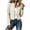 White, variant on JOANKDMI Fleece Lined Jacket for Women Full Zip Stand Collar Warm Winter Coat Slim Fit Long Sleeve Sherpa Casual Short Thermal Outerwear for Fall Cold Weather Daily Wear Basic Activewear Top