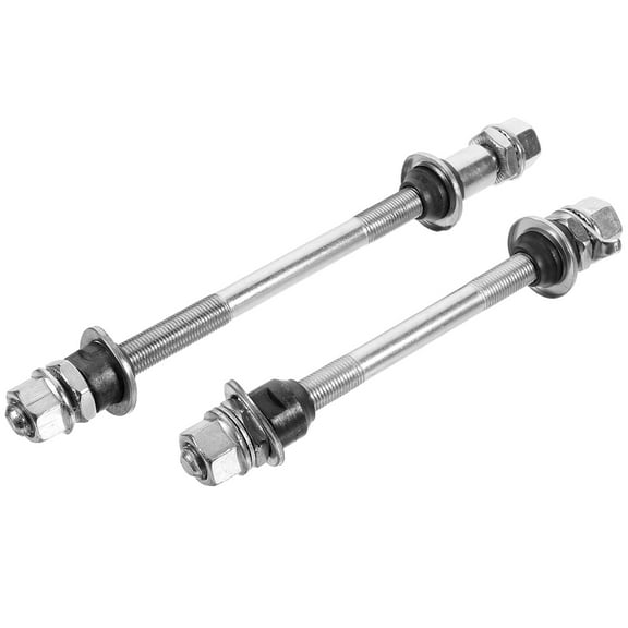 2 Pcs Bike Parts Mountain Rear Axle Solid Wheels Man