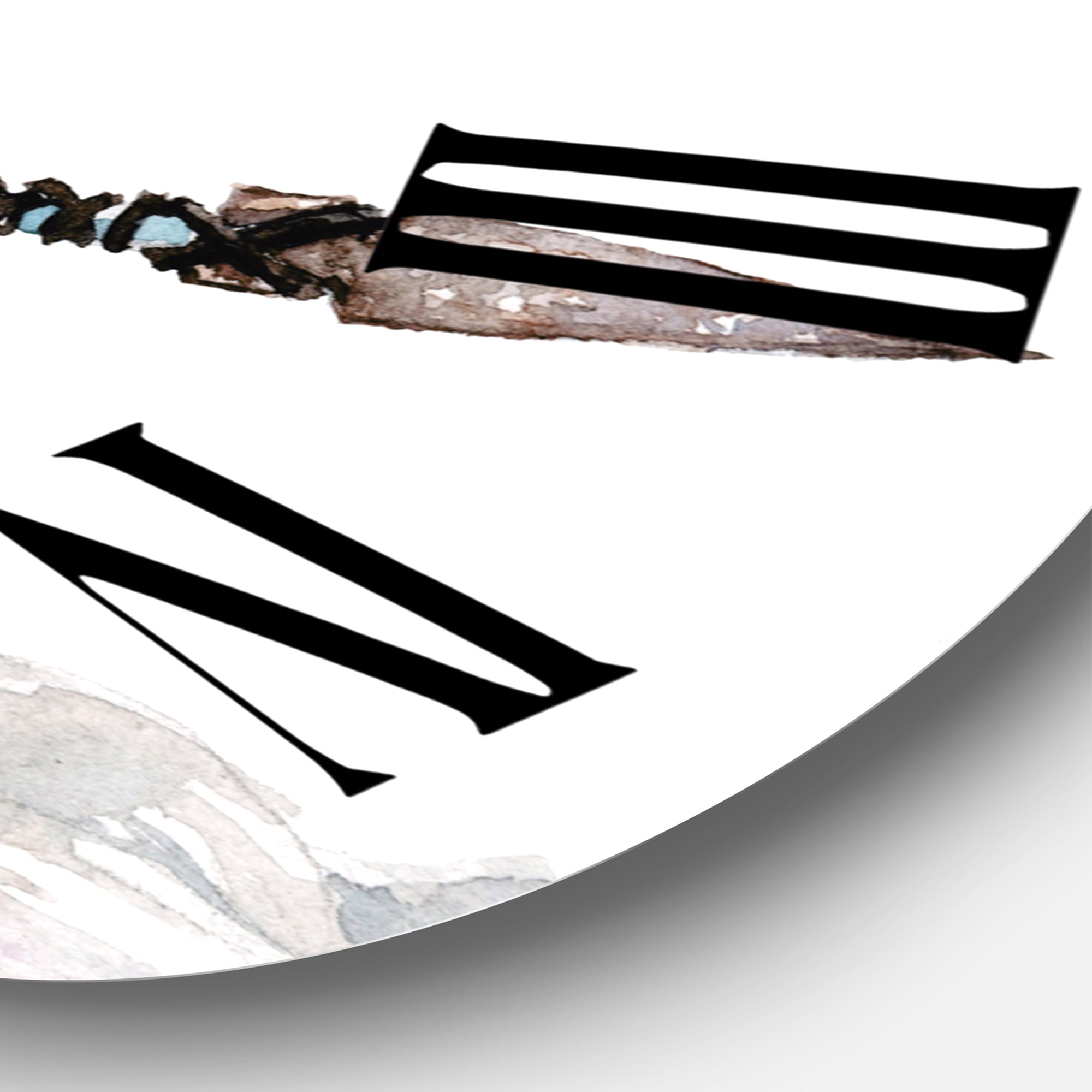Designart 1" Quartz Bohemian Wall Clock