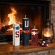 thumbnail image 5 of 3 Pcs Patriotic Red White Blue Decorations 4th of July Wood Table Block Sign and Centerpieces Memorial Day Tiered Tray Decor Rustic Farmhouse Star Decor for Home Office Kitchen Desk Shelf, 5 of 6