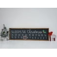 thumbnail image 3 of Parisloft Sleeps Til' Christmas Wood Frame Wall Countdown Calendar with Magnet, 3 of 11