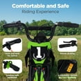 thumbnail image 4 of Hijoke 36V Kids Electric Dirt Bike, 15.5 MPH High-Speed Electric Motorcycle Ride on Toy for Kids Aged 3-10, 133 LBS Max Load, 10-Mile Range, Waterproof Seat, Twist Grip Throttle, Green, 4 of 9