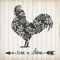 thumbnail image 2 of LaPoint, Annie 12x12 Gold Ornate Wood Framed with Double Matting Museum Art Print Titled - Rise N Shine Rooster, 2 of 4